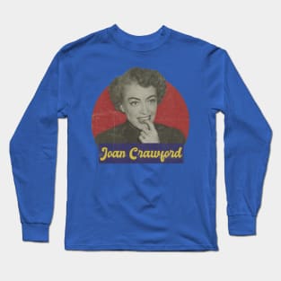 Vintage Joan Crawford portrait Long Sleeve T-Shirt